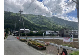 都留市境分譲5区画の外観