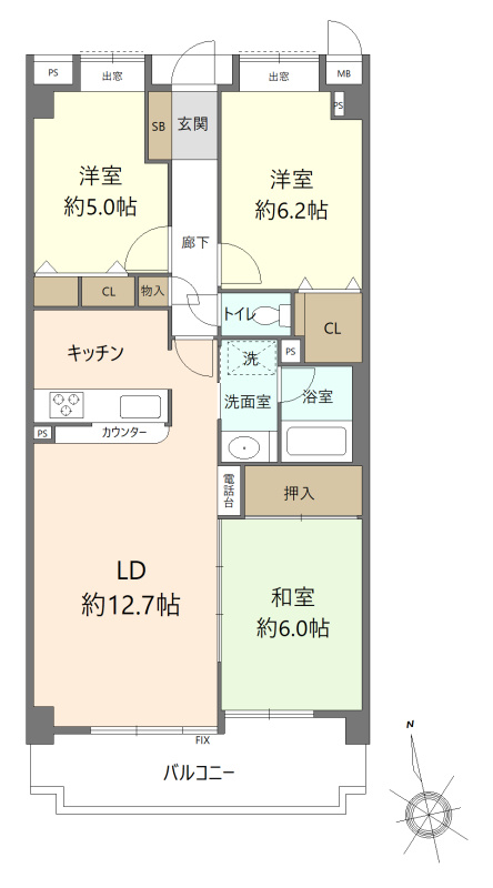 間取り：323000488984