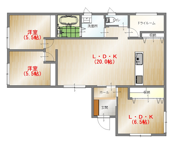 間取り：346000033878