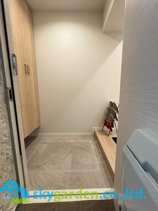 シンプルで使いやすい玄関です