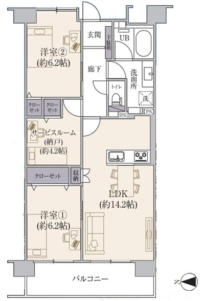 間取り：328000648962