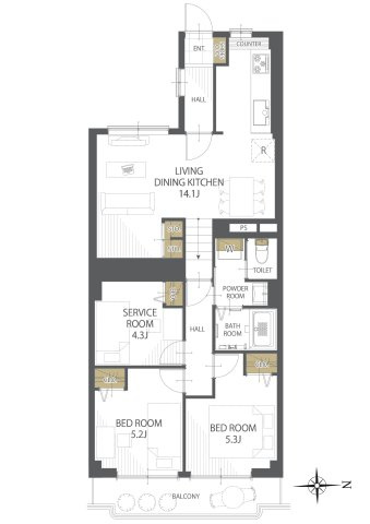 間取り：329000130706