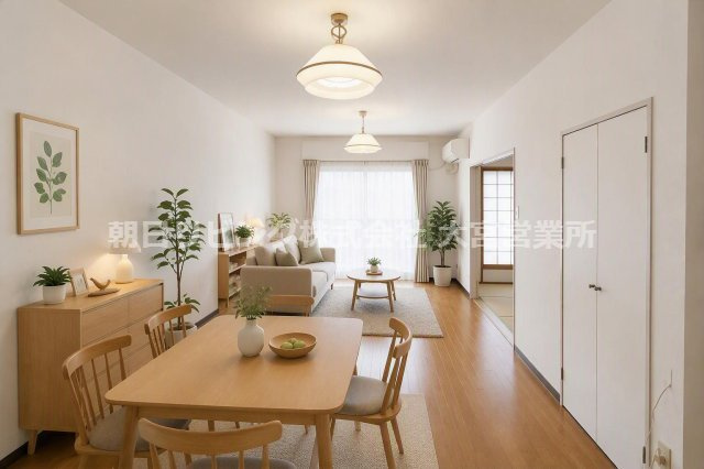 ※AI加工によるホームステージングです。家具は実際にはつきません。