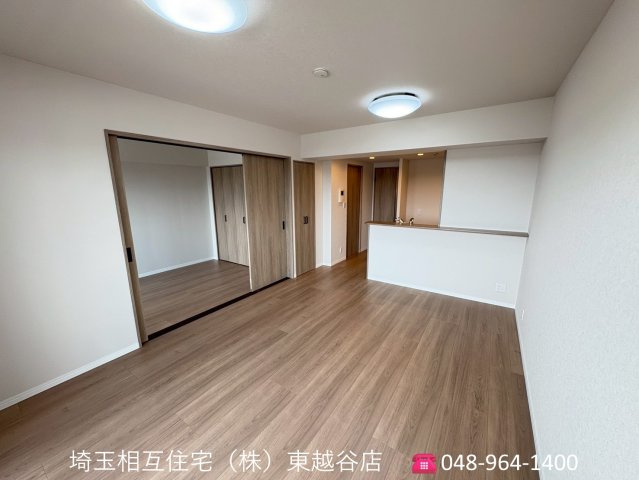 2026年6月リフォーム完了(水回り、クロス、等)！大切なペットと暮らせる住まい(細則有)！　ご見学の際は埼玉相互住宅（株）東越谷店までご連絡ください。