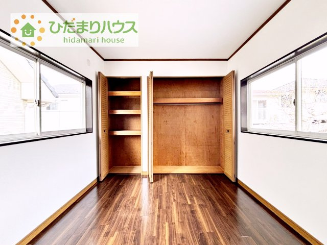 全室にクローゼットが付いていて、お部屋の住空間もスッキリ広々使えそうです(^^)