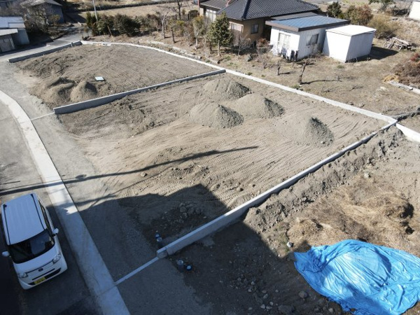 【南アルプス市古市場　分譲地の外観】