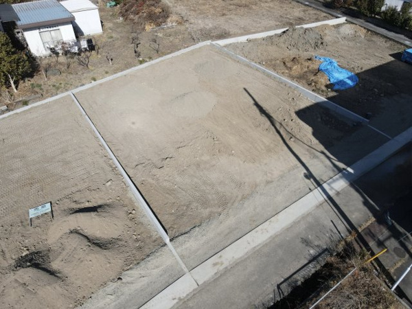 【南アルプス市古市場　分譲地の外観】