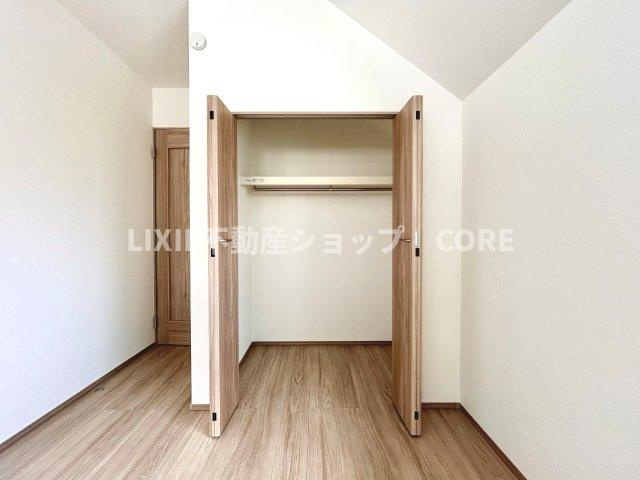 全居室にクローゼットを完備！居室空間をより広く隅々までお使いいただけますね。