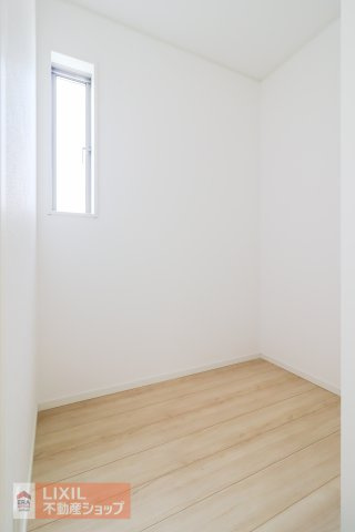 【収納】現地完成写真。しっかり収納がついております！