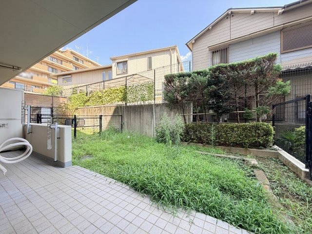 20.71平米の専用庭。ペットと伸び伸び暮らせそう！
