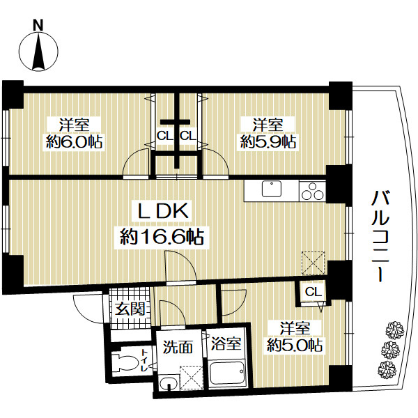 間取り：328000631555