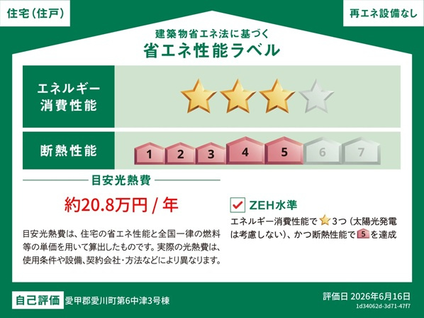 目安光熱費：約20.8万円/年