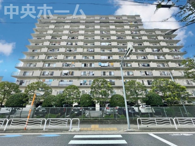 外観。総戸数：207戸のビッグコミュニティ。