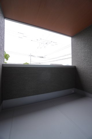 雨が入り込みにくいインナーバルコニー。