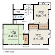 2階間取り図