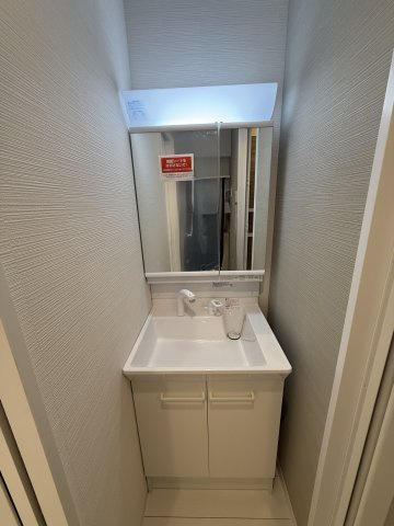 独立洗面化粧台が付いています