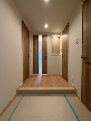 シンプルで使いやすい玄関です