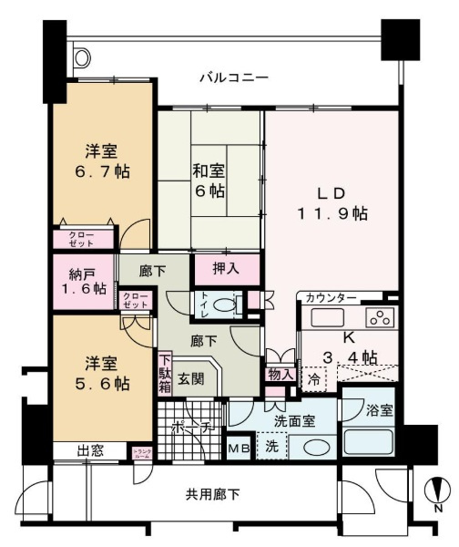 間取り：328000646635