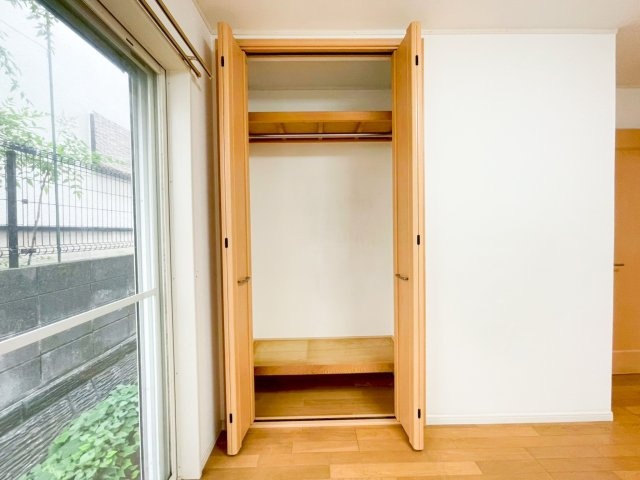 全居室収納つきでお部屋を広く使えます