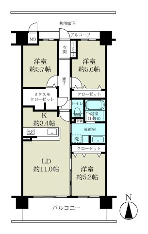間取り：309000096131