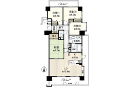 ファミール毘沙門台駅前の間取り