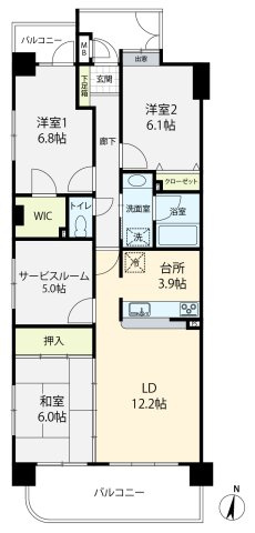 間取り：343000099687