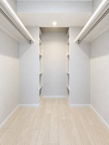 ◆暮らし心地を大きく左右する収納を、適材適所に配置し使い勝手を考慮しました。空間を余すところなく有効利用した収納は生活空間をより上質なものにしてくれるでしょう。
