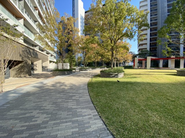 PARK　VILLAGEの中庭