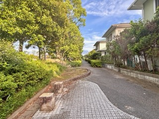 南側は遊歩道に接道！静かな時間が流れています