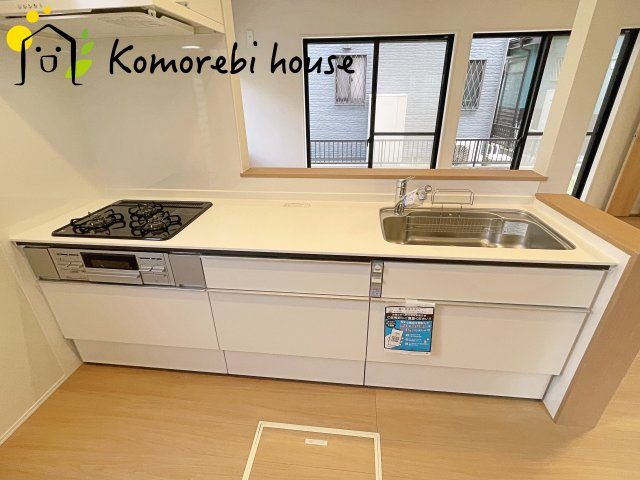 コンパクトなキッチンで掃除もラクラク