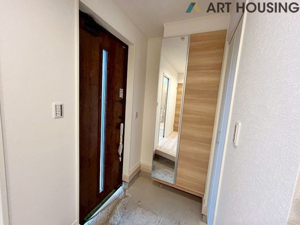 【相模原市中央区小山2丁目新築戸建て　A号棟の玄関】