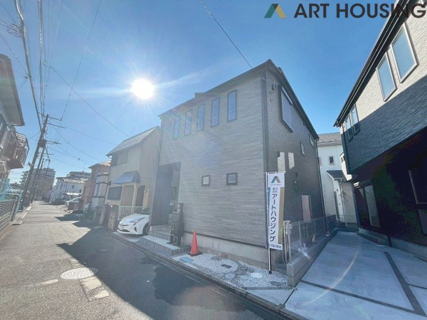 【相模原市中央区小山2丁目新築戸建て　A号棟の外観】