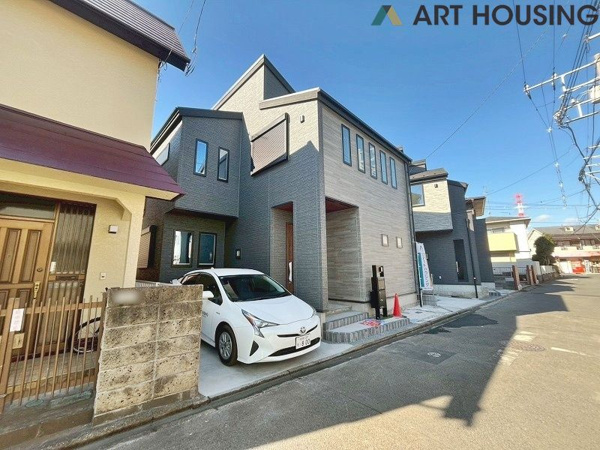 【相模原市中央区小山2丁目新築戸建て　A号棟の外観】