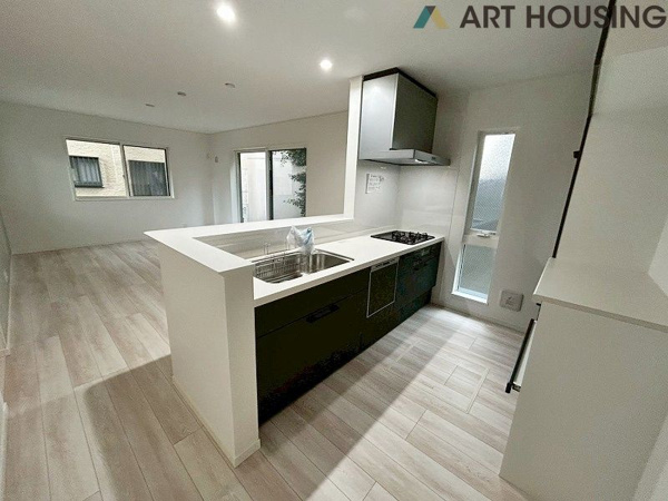 【相模原市中央区小山2丁目新築戸建て　A号棟のキッチン】