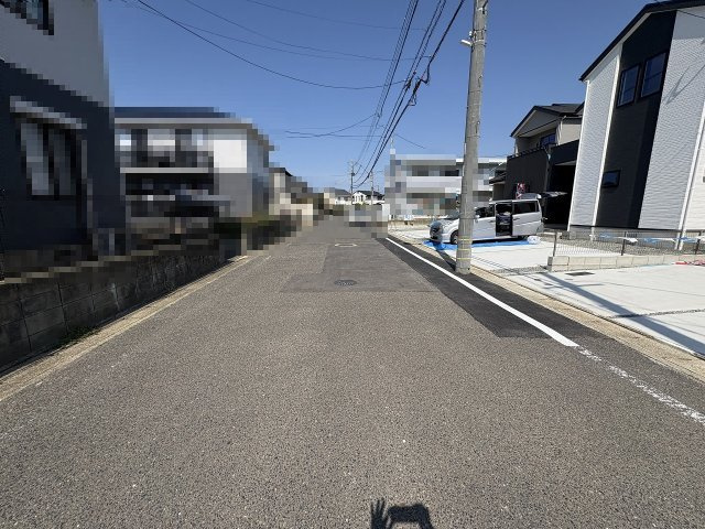 現地写真。前面道路です。