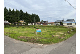 横手市杉目字七日市売地の外観