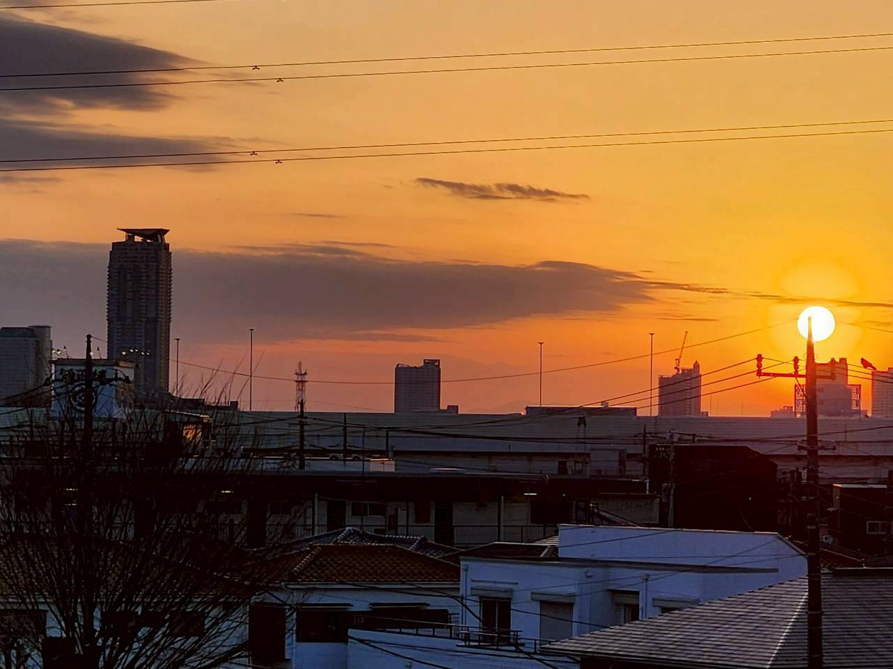 【眺望】　美しい夕景を楽しめる住まい