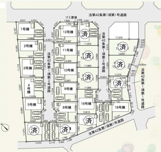 区画図