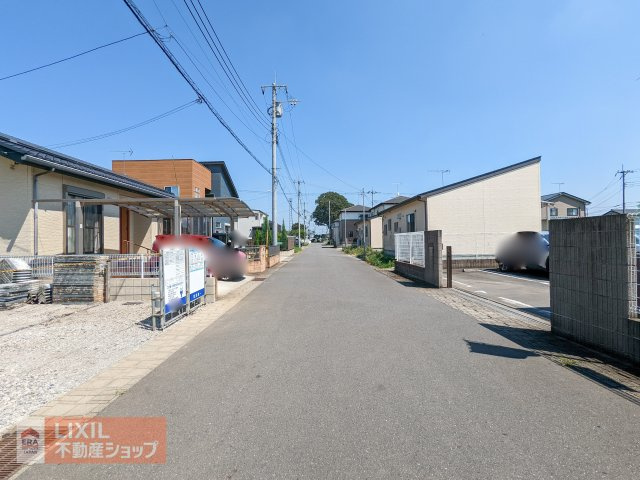 【前面道路】道の広さ・日当たりなど、ご確認ください。　