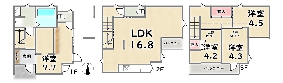間取り：326000223223