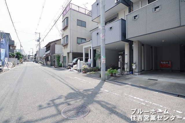 別角度からの前面道路です！