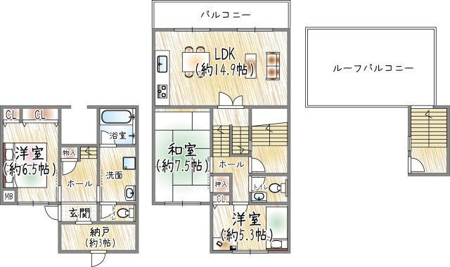 間取り：328000661523