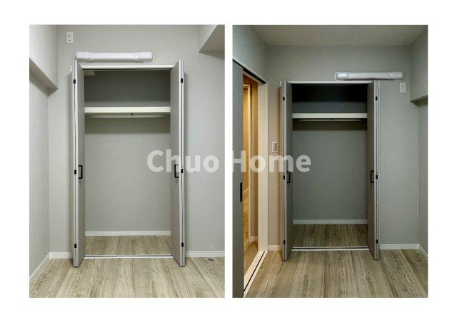 居室にはクローゼットを完備し、自由度の高い家具の配置が叶うシンプルな空間です。お子様の成長と必要になる子供部屋を与えるにはぴったりの間取りですね。