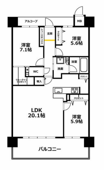 間取り：328000668837