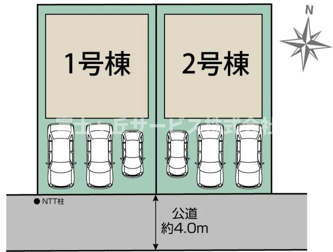 1号棟の区画図です