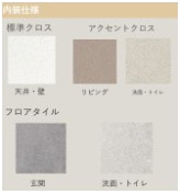 クロスの仕様例です