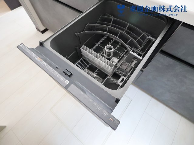 食後の後片付けが楽になる食洗器付き