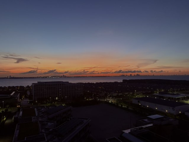南東側の海眺望