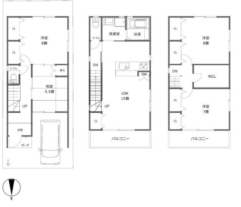 間取り：327001654909