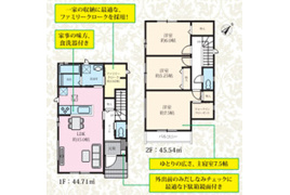 千葉市美浜区高浜六丁目　新築分譲住宅A号棟の間取り